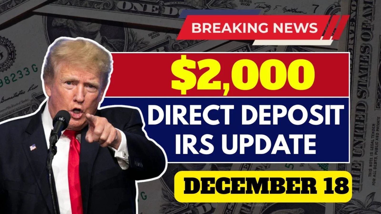 $2,000 Direct Deposit IRS